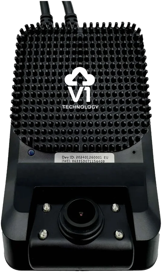 2-канальный онлайн регистратор на лобовое стекло AI DashCam - 4G+ADAS+DSM — фото 2